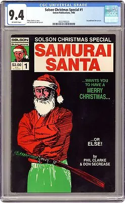 Buy Solson Christmas Special Featuring Samurai Santa #1 CGC 9.4 1986 4322795020 • 232.98£