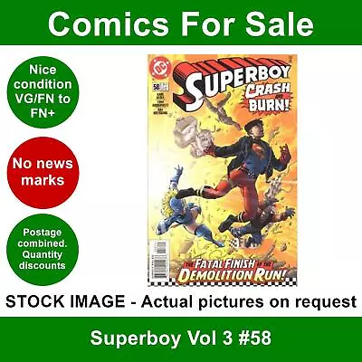 Buy DC Superboy Vol 3 #58 Comic - VG/FN+ 01 January 1999 • 3.49£
