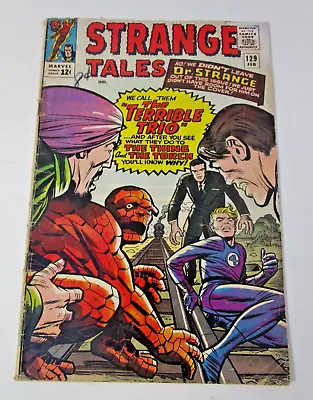 Buy Strange Tales #129 1965 [FR/GD] Silver Age 1st Tiboro Marvel Jack Kirby • 23.29£