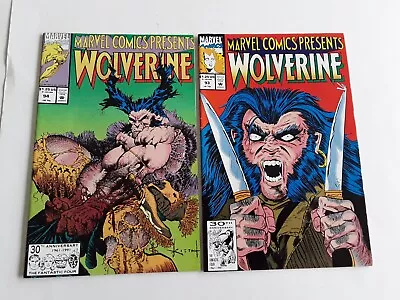 Buy ×2 Marvel Double Comics  Wolverine/ghost Rider  1991 • 4£