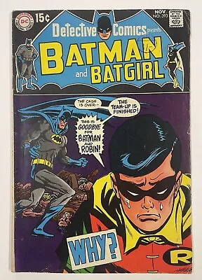 Buy Detective Comics #393. Nov 1969. Dc. Vg/fn. Batgirl! Irv Novick Cover! • 20£