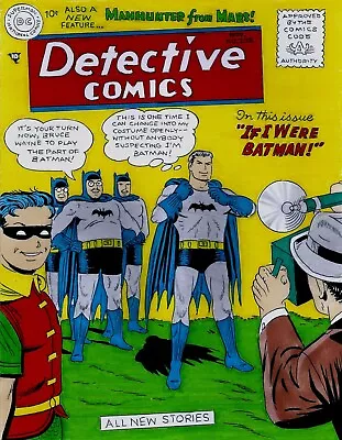 Buy Detective Comics # 225 Cover Recreation 1st Martian Manhunter Original Comic Art • 232.97£