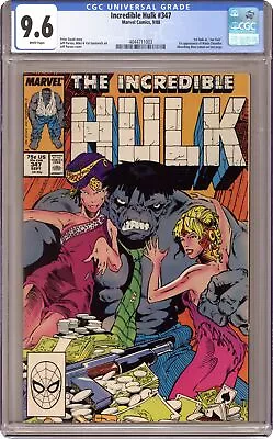 Buy Incredible Hulk #347 CGC 9.6 1988 4044711003 • 100.96£