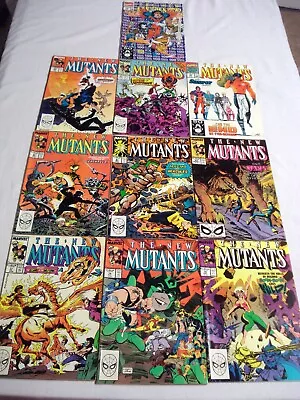Buy 10 The New Mutants Marvel Comics #77 Thru #84, #100  Fine 1989-1991 • 7.76£