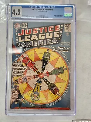 Buy JUSTICE LEAGUE OF AMERICA #6  (DC Comics, 1961) 1st Amos Fortune -  CGC 4.5 • 108.73£