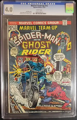 Buy Marvel Team-Up #15 CGC 4.0 Spider-Man And The Ghost Rider • 76.11£
