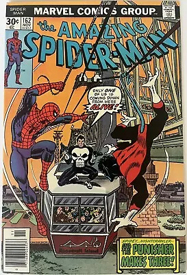 Buy Amazing Spider-Man #162 (1976) NM- KEY 1st Appearance JIGSAW Punisher Cover • 62.20£