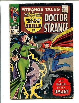 Buy Strange Tales #150 - Nick Fury Agent Of SHIELD, Stan Lee, Jack Kirby (2.0) 1966 • 3.88£