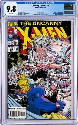 Buy Uncanny X-Men #306 CGC 9.8 (Nov 1993, Marvel) JRJ Cover,  Death  Cameron Hodge • 62.13£