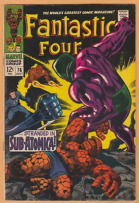 Buy Fantastic Four #76 - Silver Surfer - FN (6.0) • 15.49£