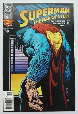 Buy Superman The Man Of Steel #33 - 1st Printing - DC Comics May 1994 VF- 7.5 • 4.45£