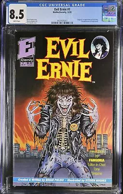 Buy Evil Ernie #1 - Malibu/Eternity 1991 CGC 8.5 Origin + 1st Appearance Of Evil Ern • 309.87£