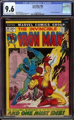 Buy Iron Man # 46 CGC 9.6 OW/W (Marvel, 1972) Gil Kane Pictureframe Cover • 151.71£
