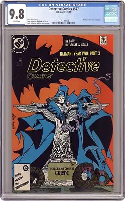 Buy Detective Comics #577 CGC 9.8 1987 4375199003 • 104.84£