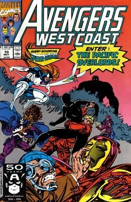 Buy Free P & P; Avengers West Coast #70, May  1991: With Spider-Woman! • 4.99£