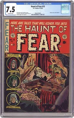 Buy Haunt Of Fear #15 CGC 7.5 1952 3967678003 • 1,390.13£