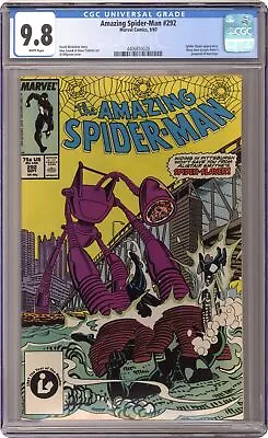 Buy Amazing Spider-Man #292D CGC 9.8 1987 4406850020 • 116.49£