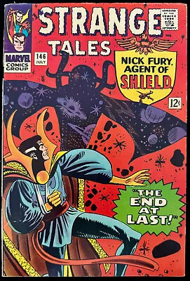 Buy STRANGE TALES #146 MARVEL 1966🔑KEY 1st App AIM / 1st ETERNITY Covr / LAST DITKO • 38.82£