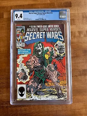 Buy Marvel Super Heroes Secret Wars #10 CGC 9.4 • 123.48£
