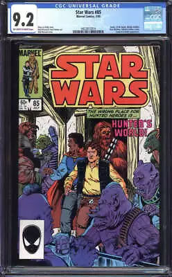 Buy Star Wars #85 Cgc 9.2 Ow/wh Pages // Bob Mcleod Cover Art Marvel Comics 1984 • 46.60£