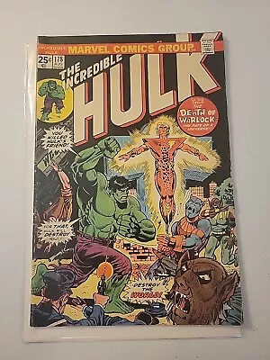 Buy Incredible Hulk (1962) #178 Death Adam Warlock! G/VG Condition  • 11.65£