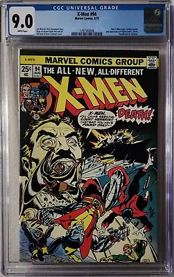 Buy X-Men #94 CGC 9.0 White Pages • 1,397.90£