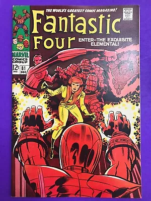 Buy Fantastic Four #81 Nm 9.4 (qualified Cover Detached) Beautiful Silver Age Copy • 77.66£