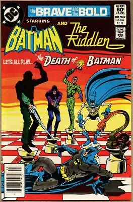 Buy Brave And The Bold #183-1982 Vf/nm 9.0 Jim Aparo Riddler Batman Nemesis • 15.55£