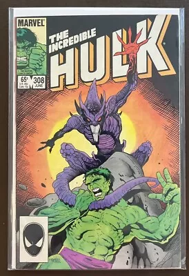 Buy The Incredible Hulk #308 Marvel Comics 1985 VF • 6.98£