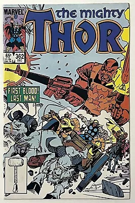 Buy Thor #362 - Marvel Comic 1985 - VF/NM - KEY - Death Of Executioner • 5.40£