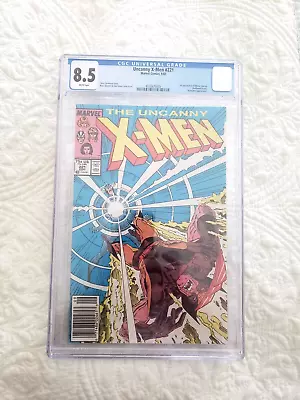 Buy Uncanny X-Men #221 1st App Of Mr Sinister CGC 8.5 Marvel Comics Newsstand • 85.43£