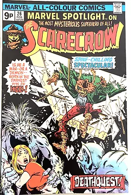 Buy Marvel  Spotlight On Scarecrow. # 26. Feb. 1976. Howard Chaykin-cover. Vfn • 8.99£