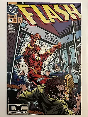 Buy Flash Vol 2 #89 Rare HTF DC Universe Logo Variant JLA 1994 DCU VF/NM • 19.42£