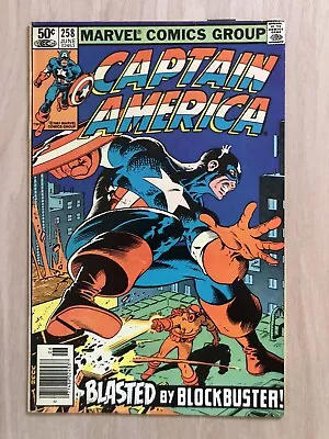 Buy Captain America #258 (Marvel 1981) 1st Blockbuster! Mike Zeck Chris Claremont • 3.10£