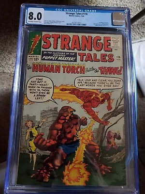 Buy Strange Tales 116 Cgc 8.0 • 264.05£