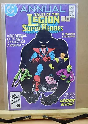 Buy The Legion Of Superheroes - Vol. 2 Annuals - No. 4 - 1985 - In Protective Sleeve • 2£