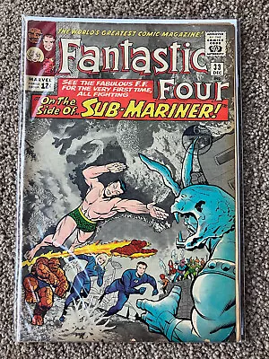 Buy Marvel Fantastic Four #33 1964 - Silver Key 1st App Attuma - Wakanda Forever • 135£