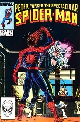 Buy Spectacular Spider-Man (1976) #  87 (6.5-FN+) Black Cat 1984 • 8.55£