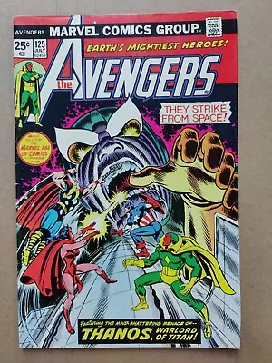 Buy Avengers #125 Early Thanos Appearance And Cover Has MVS FN/VF Marvel 1974 • 22.52£