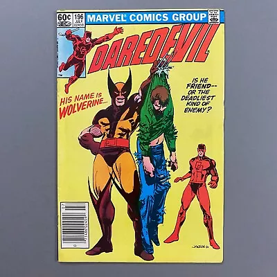 Buy Daredevil 196 Newsstand 1st Appearance Doctor Oyama Lord Dark Wind (1983 Marvel) • 12.44£