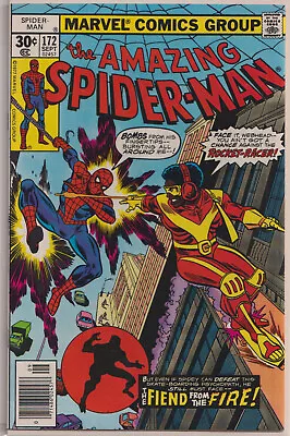 Buy Amazing Spider-Man 172 NM+ 1977 Marvel Comics 1st App Rocket Racer Ross Andru • 54.36£