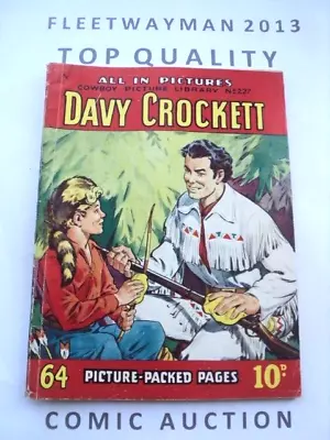 Buy Cowboy Picture Library Comic - 227 - 1957 - Davy Crockett - Vgc Western Fleetway • 3.99£