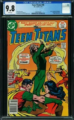 Buy * Teen TITANS #46 (1977) CGC 9.8 Joker's Daughter Harlequin Joins! (4368758006) • 174.70£