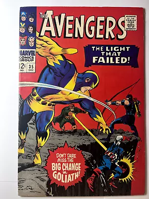 Buy (1966) The Avengers #35: SILVER AGE!  THE LIGHT THAT FAILED!  Great Copy! • 69.89£