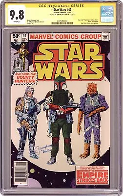 Buy Star Wars #42N Newsstand Variant CGC 9.8 SS Bulloch 1980 0185786002 • 1,863.86£