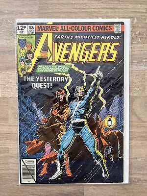 AVENGERS 186 Origin SCARLET WITCH & QUICKSILVER 1st MAGDA & CHTHON -  NEWSSTAND