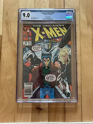 Buy Uncanny X-men 245 CGC 9.0 WP Marvel Comics 1989 Claremont Liefeld Newsstand • 27.96£