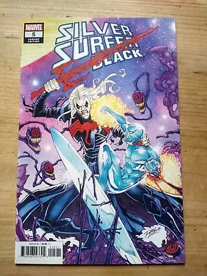 Buy Marvel Comics Silver Surfer Black 5 King In Black Variant Cover • 9.99£