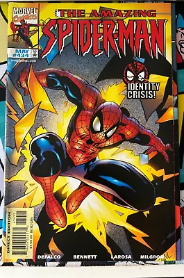 Buy The Amazing Spiderman 434 Comic 1st Appearance Of Spiderman Ricochet Costume • 20£