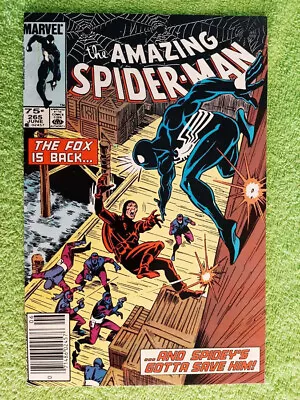 Buy AMAZING SPIDER-MAN #265 NM- : NEWSSTAND Canadian Variant 1st Silver Fox : RD6715 • 32.14£